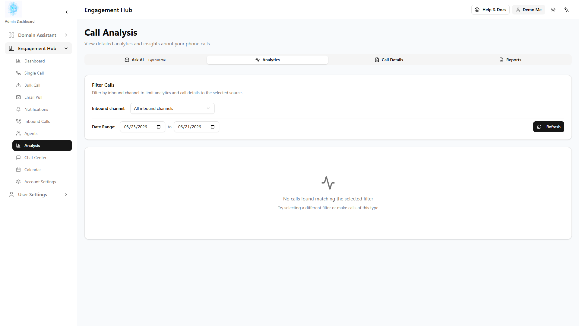 Engagement Hub analysis